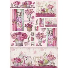 Carta decoupage pinky usato  Villanova Mondovi