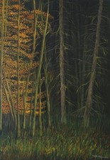 obraz olejny na płótnie Forest na sprzedaż  PL