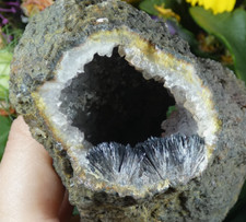 Géode amethyste goethite d'occasion  Lagnieu