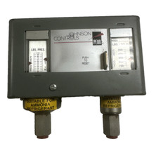 Controles Johnson PENN P70MA-11 CONTROLE DE PRESSÃO DUPLO PARA AMÔNIA 100-500PSIG comprar usado  Enviando para Brazil