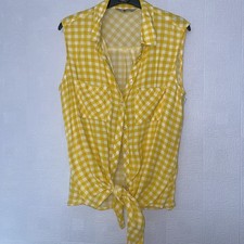 Ladies yellow checked for sale  BOLTON