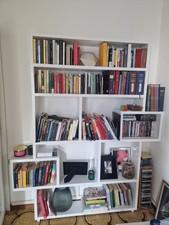 Libreria bianca alluminio usato  Italia