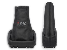 FÜR OPEL VECTRA B SCHALTMANSCHETTE HANDBREMSSACK LEDER + STICKEREI i500 SCHWARZ, używany na sprzedaż  PL