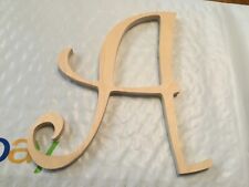Usado, Letras de madeira encaracoladas 6" - MDF premium madeira parede letra A comprar usado  Enviando para Brazil
