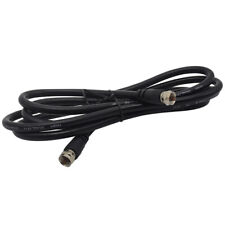 5.9Ft RG6 Coaxial F Type Screw-on Black HD Coax Satellite TV Cable Antenna  comprar usado  Enviando para Brazil