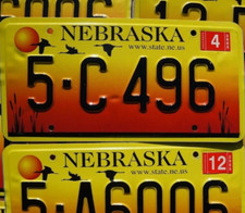 Nebraska license plate for sale  Boulder
