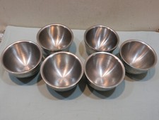 Tigelas vintage de aço inoxidável parede dupla 5", Qtd. 6, sem marca comprar usado  Enviando para Brazil