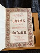 Delibes lakmé partition d'occasion  Rennes