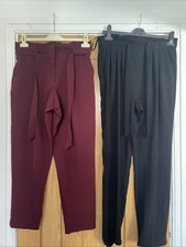 2xpairs trousers burgundy for sale  BLACKPOOL