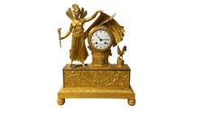 French First Empire Ormolu Mantel Clock with Aurora, Goddess of The Dawn c 1810 na sprzedaż  PL