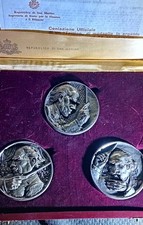 Trittico medaglie argento usato  Guidonia Montecelio