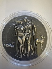 MOEDA REDONDA 2 OZ .999 PRATA PURA PROVA 2023 AFRODITE & ADONIS CAMARÕES comprar usado  Enviando para Brazil