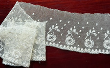 Dentelle ancienne bordure d'occasion  Morestel
