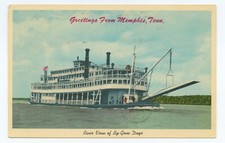 Cartão postal Gordon C Greene River Boat Memphis Tennessee comprar usado  Enviando para Brazil