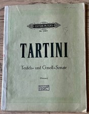 LIVRO DE PARTITURAS TARTINI THE DEVIL'S TRILL VIOLIN PIANO SONATA ETC +SOLO (1922) comprar usado  Enviando para Brazil