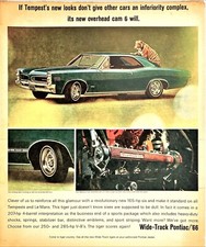 Usado, 1966 Pontiac LeMans General Motors GM Bengal Tiger Wide-Track Antigo Anúncio de Impressão Mag comprar usado  Enviando para Brazil