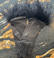 Black leather silk for sale  MARLOW