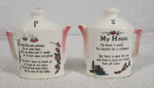 Salt pepper shakers for sale  Fort Wayne