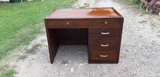 Oak wood desk d'occasion  Expédié en Belgium