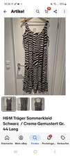 Sommerkleid schwarz creme gebraucht kaufen  Neumagen-Dhron