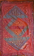 Tenture indienne broderie d'occasion  Millau