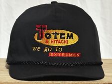 Chapéu caminhoneiro de beisebol vintage Totem & Hitachi “we go to the extremes” StrapBack.  comprar usado  Enviando para Brazil