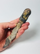 Adaga ritual tailandesa antiga com cabeça Ganesha – amuleto Kris liga de chumbo sagrado comprar usado  Enviando para Brazil