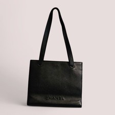 Vintage chanel black for sale  WORTHING