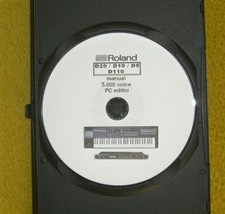 Roland D110, D20, D10, D5   - CD mit 5000 Program Voice comprar usado  Enviando para Brazil