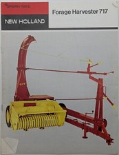 Folheto original para colheitadeira de forragem Sperry New Holland modelo 717, c 1972 2 comprar usado  Enviando para Brazil