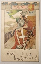 Cartolina militare reggimento usato  Cecina