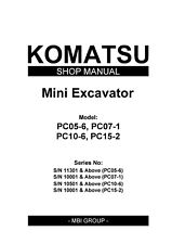 Komatsu pc05 pc07 gebraucht kaufen  Birgland