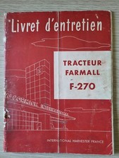 Livret entretien concessionnai d'occasion  Paris XV
