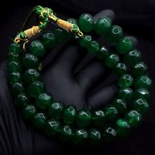 Incrível Colar Facetado Verde Esmeralda 708,00 Cts Maravilhoso Joias VK 37 E665 comprar usado  Enviando para Brazil