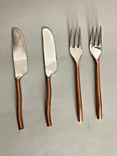 Utensilios de acero inoxidable horquillas y cuchillos de cubiertos de cobre segunda mano  Embacar hacia Mexico