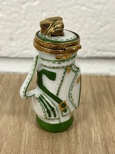 Bolsa de golfe vintage LIMOGES miniatura e tacos estampa caixa principal de bugigangas assinada comprar usado  Enviando para Brazil