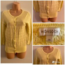 Monsoon cardigan lemon for sale  LARNE