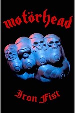 Pôster/bandeira têxtil MOTORHEAD IRON FIST, usado comprar usado  Enviando para Brazil