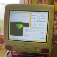 Vintage Apple iMac G3 333 MHz (M4984, Strawberry), 96 MB RAM, HDD 60GB (FUNCIONANDO) comprar usado  Enviando para Brazil