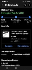 Kessaku chef knife for sale  Lake Stevens