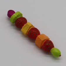 Carrinho de lanche American Girl 2013 campus fingir frutas kabob espeto para boneca 18", usado comprar usado  Enviando para Brazil