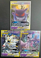 Gengar Mimikyu Mewtwo Mew Solgaleo Lunala.GX-Pokemon TCG S-Chinese Lote de 3 comprar usado  Enviando para Brazil