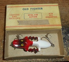 VINTAGE BEAVER BAIT COMPANY OLD FIGHTER/ISCA MUITO RARA/NA CAIXA/MUITO BOM! comprar usado  Enviando para Brazil