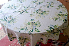 round cotton 68 tablecloth for sale  BRIDGNORTH