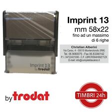 Timbro personalizzato imprint usato  Albenga