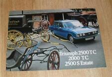Triumph brochure 1975 for sale  FAREHAM