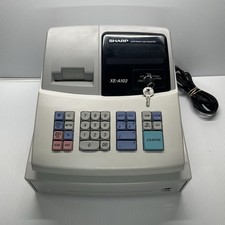Caixa registradora eletrônica Sharp XE-A102 com gaveta e chaves comprar usado  Enviando para Brazil