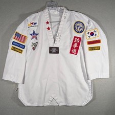 Usado, Camisa branca bordada Apex Tigers artes marciais taekwondo Dobok Youth XL comprar usado  Enviando para Brazil