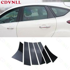 Para Ford Focus 2012-2018 PC fibra de carbono janela de carro BC painel pilar tampa acabamento comprar usado  Enviando para Brazil