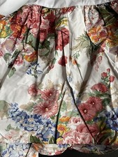 Usado, NOVA RALPH LAUREN Casa de Praia ~Southampton *Saia de Cama RAINHA Vintage Flor Floral comprar usado  Enviando para Brazil